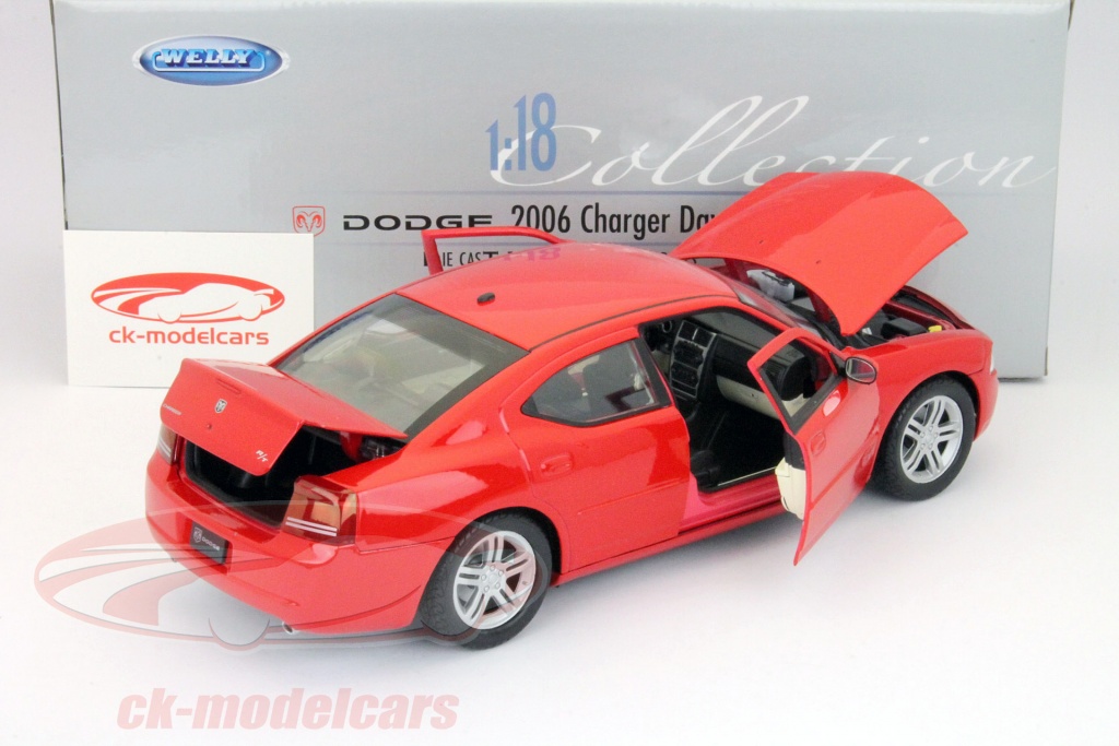 Dodge Charger Rt 2016 Rojo 1:24 Welly Granel | México Autos A