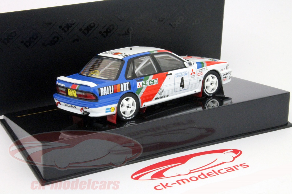 Diecast model cars Mitsubishi Galant 1/43 IXO VR-4 No.11 RalliArt Tour de Corse 1991 R.Holzer/K.Wendel