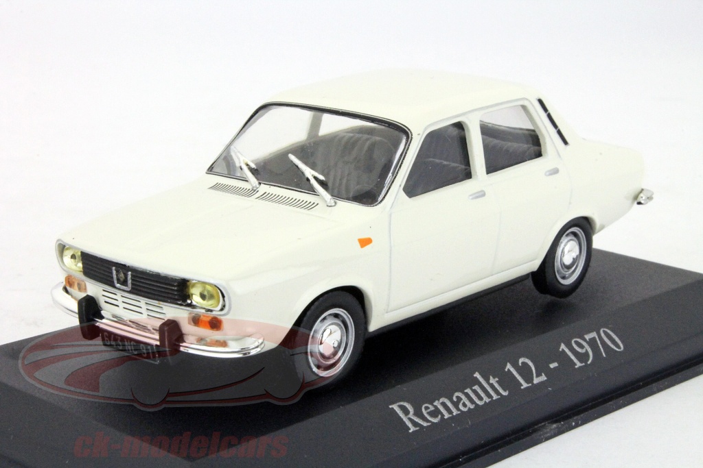 Miniature Renault 12 1970 Bleue IXO Presse 1/43 - Très Bon état Avec Boîte, Occasion