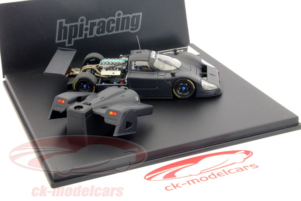 HPI 1:43 Jaguar XJR-S Plain Body Version Matt Black 996 model car 996 ...