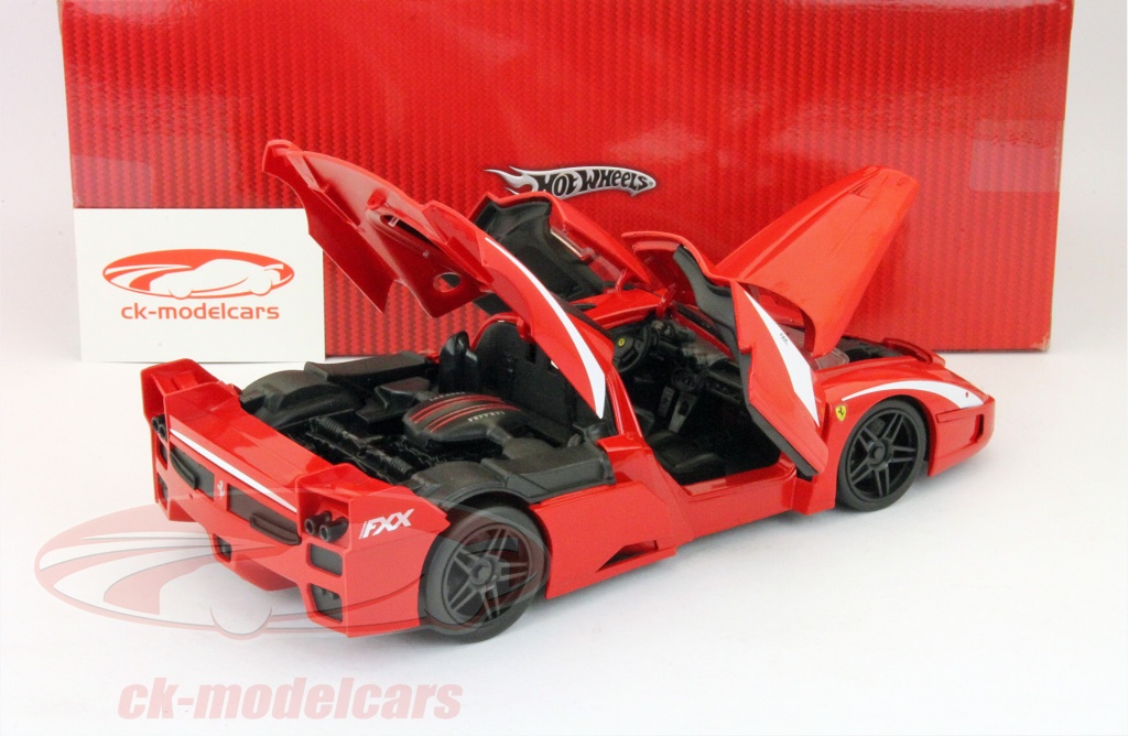 Miniature Ferrari 599 GTB 1/18 Hot Wheels Elite GTB Rouge Et Grise Elite Edition