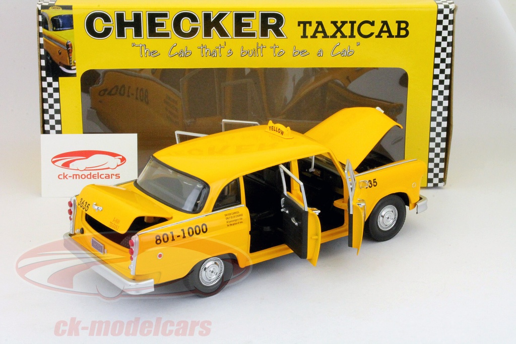 Sun Star Models 1:18 Los Angeles Checker Cab Taxi A11 1981 2503 modelo ...