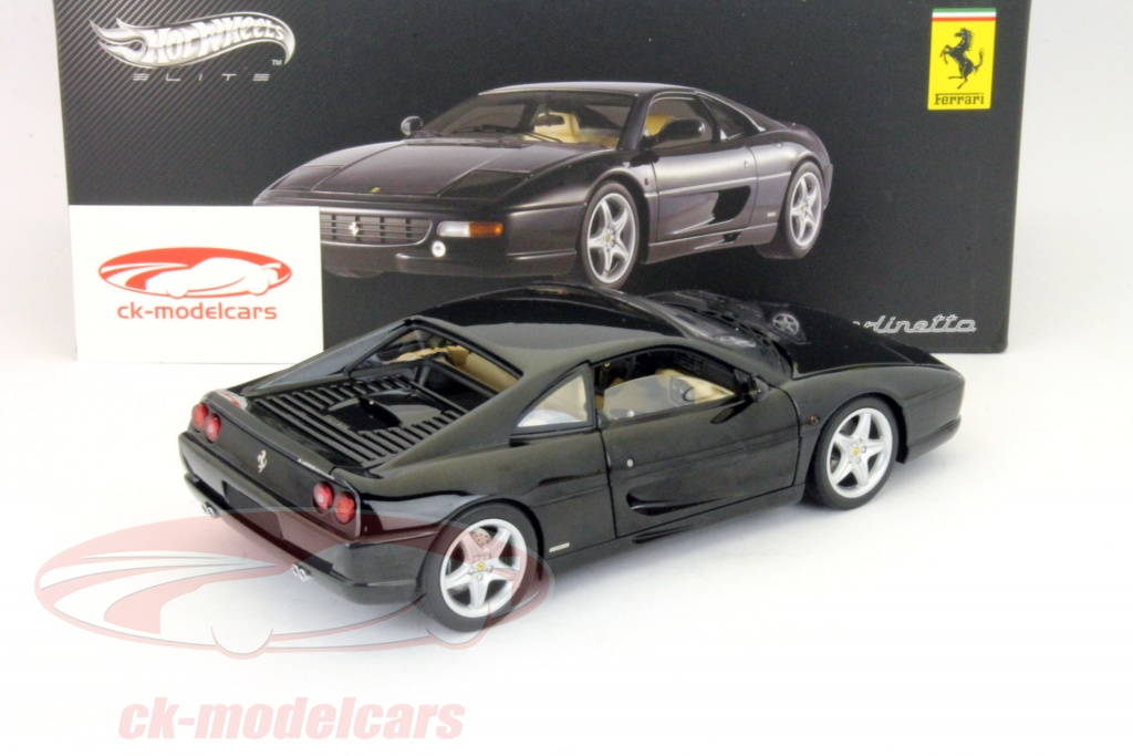 Miniature Hot Wheels Elite 1/43 – Ferrari GTO Noire – Modèle P9930 – Neuve