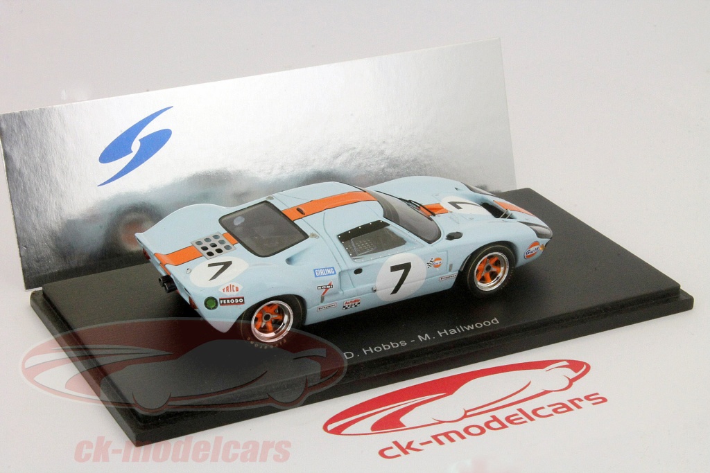 Slot Car  Ca18g Ford Gt40 #7 3rd 24h.le Mans 1969 Gulf M