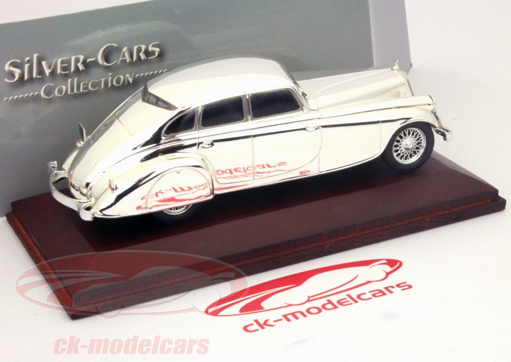 Lot 2 Voitures Miniatures 1/43 Lagonda LG6 + Pierce Silver - Atlas Silver Cars, Métal, Argenté