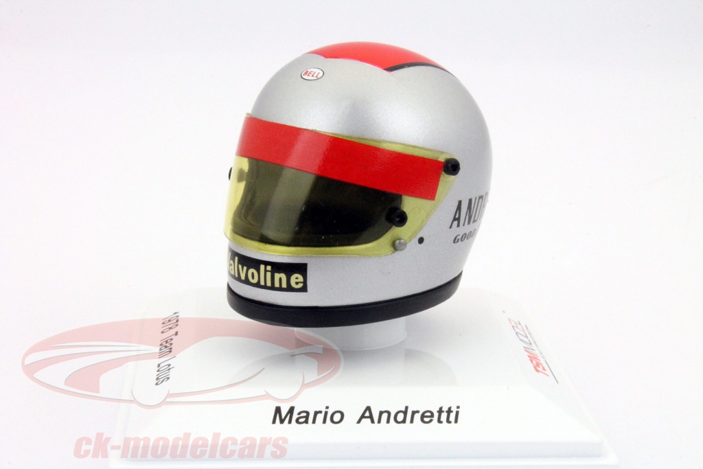 Casco Auto A Escala 1/5 Mario Andretti F1 Lotus Jps 1978 | Cuotas sin