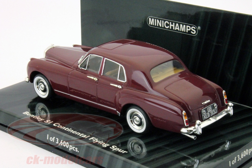 Minichamps 1 43 Bentley S1 Continental Flying Spur 1955 Dark Red minichamps-1-43-bentley-s1-continental-flying-spur-1955-dark-red