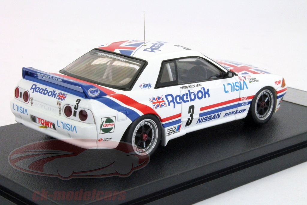 HPI 1:43 Nissan Skyline GT-R #3 JTC Tukuba 1991 8608 Modellauto 8608 ...