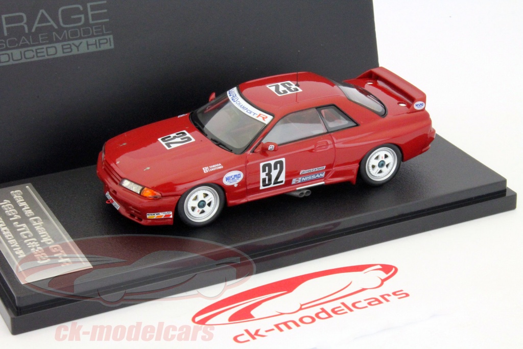 HPI 1:43 Saurus Champ GT-R #32 JTC 1991 8588 model car 8588 4944258085883