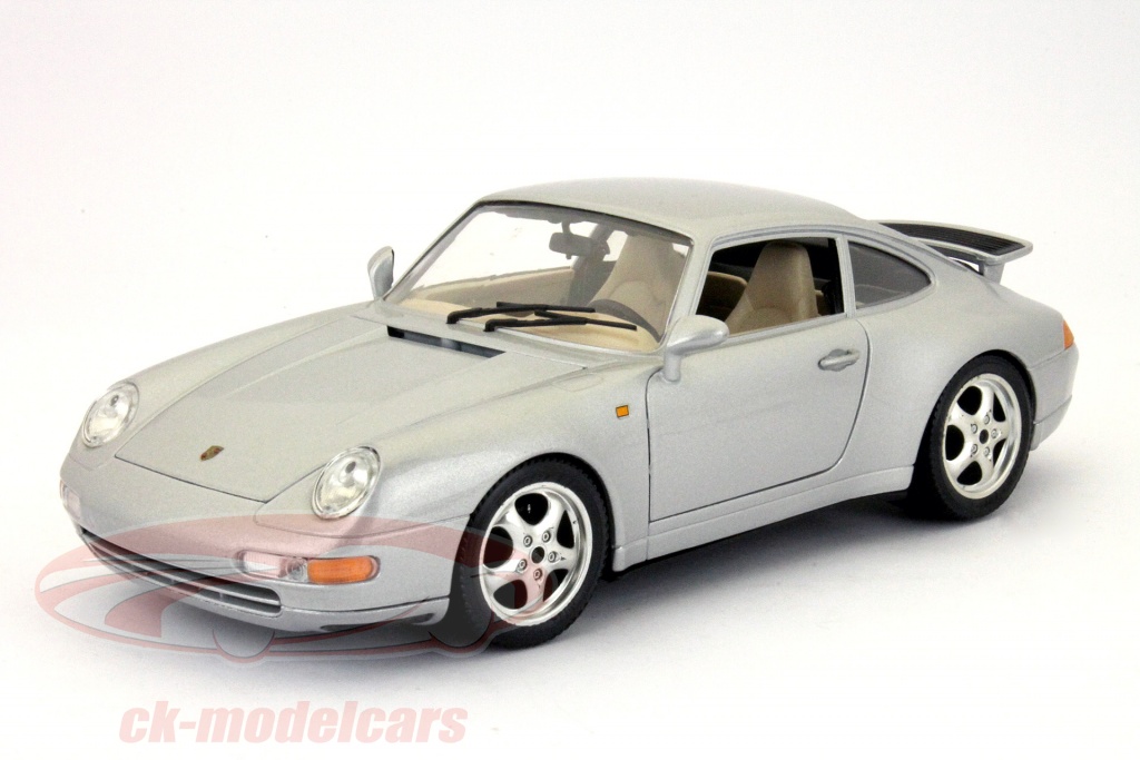 Dv10335 Burago 1/18 Porsche 911 Carrera Gt3 Noir 1997 Street Version