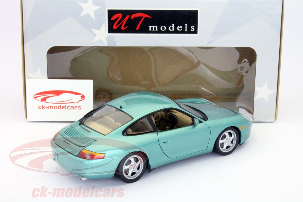 UT-Models 1:18 ポルシェ996カレラクーペミントグリーンメタリック分UT 
