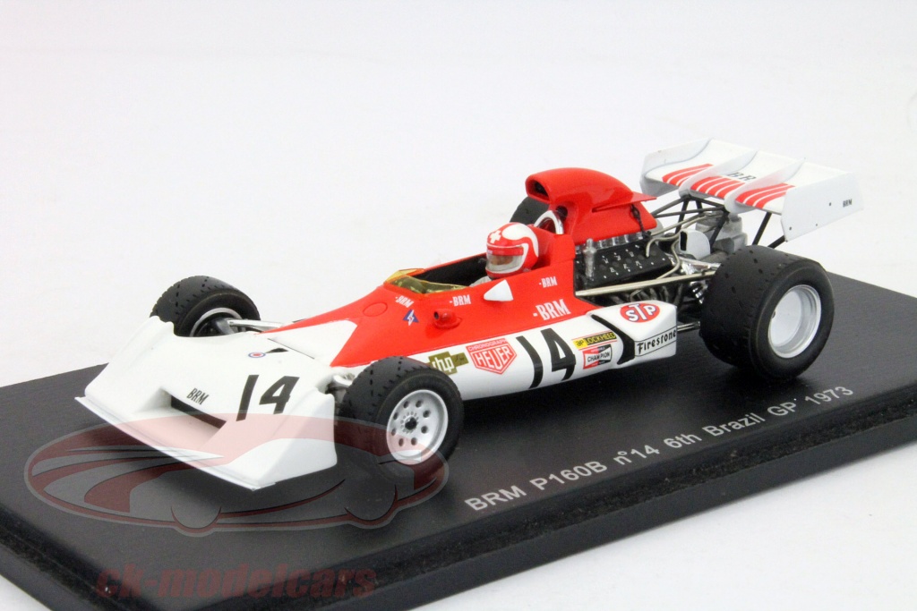 placez Images High Quality Grahic Spark 1:43 C. Regazzoni BRM P160B #14 6 Placez GP du Brésil de Formule ...