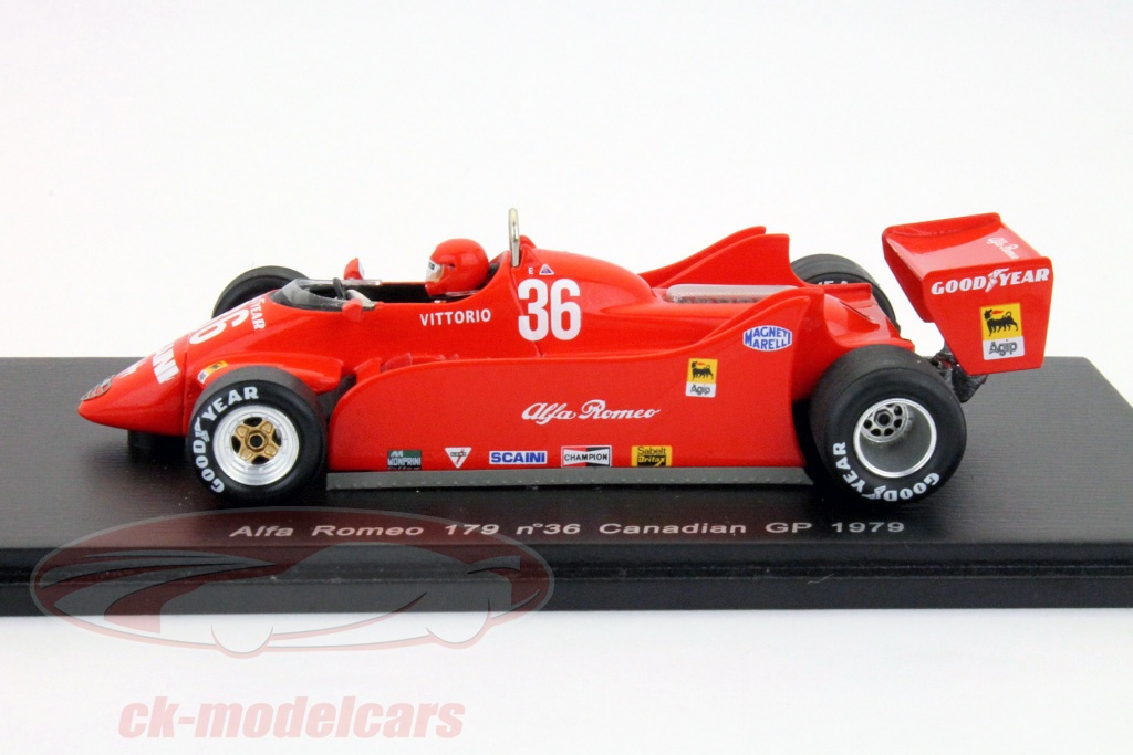 Spark 1:43 V. Brambilia Alfa Romeo 179 #36 GP Canada Formula 1 