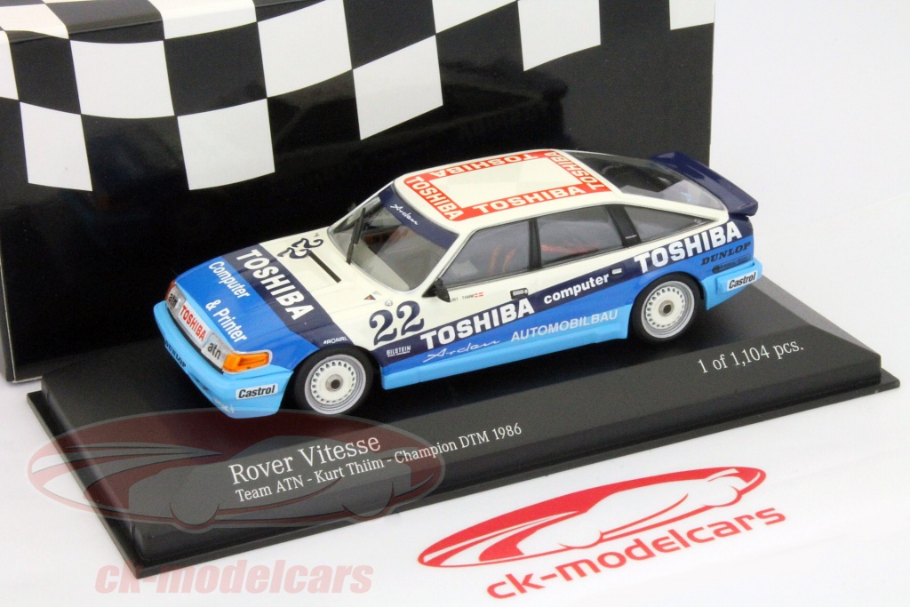 Minichamps 1:43 Kurt Thiim Rover Vitesse #22 DTM Champion 1986 Team ATN ...