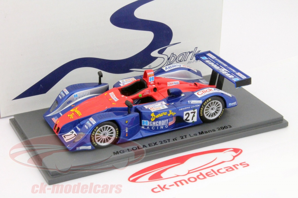 SPARK 1/43 - Scmg03 Mg Lola #37 Banana Joes Sebring 2002 Field Dayton