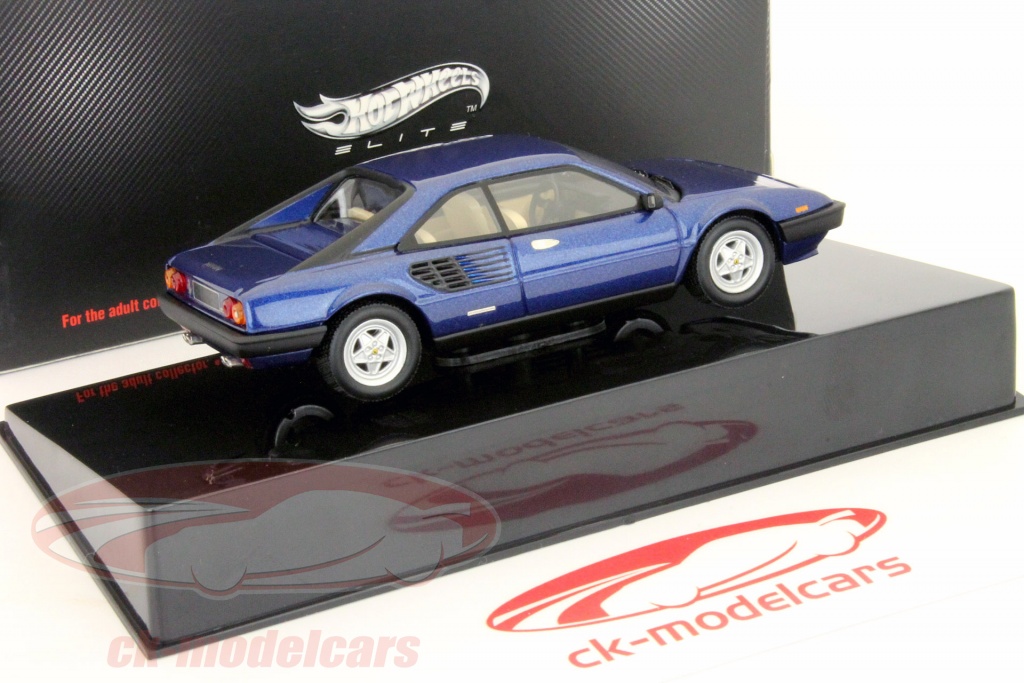 HotWheels Elite 143 Ferrari Mondial 8 1982 blue metallic V8378 model