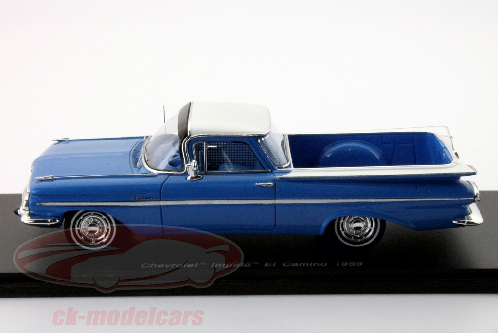 Spark 1/43 1959 Bleu Blanc Modèle Réduit 1:43 Spark Chevrolet