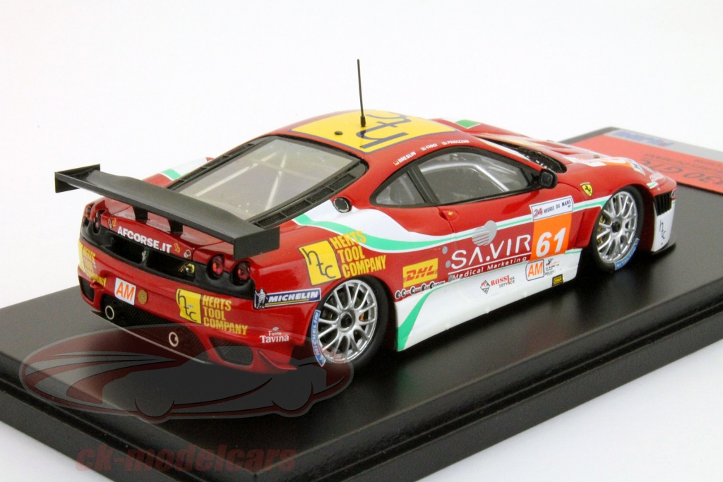 1/43 TSM Fujimi Ferrari F430 GTC 2011 Le Mans AF Corse #61