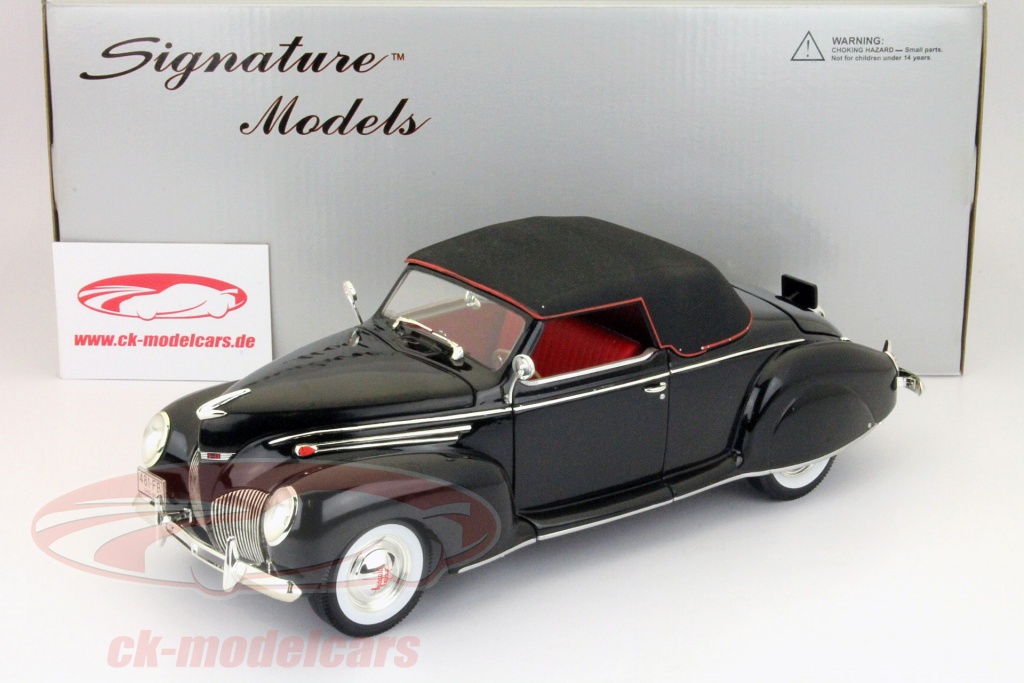 Road Signature 1952 Lincoln Capri rouge/noir échelle 1/18 #92808