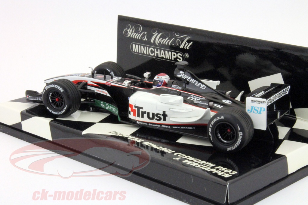 F1 MINICHAMPS 1/18 ミナルディPS03 ヨス・フェルスタッペン F1 MINICHAMPS 1/18 ミナルディPS03 ヨス・フェルスタッペン