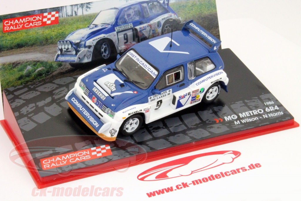 Voiture Miniature Austin MG Metro 6R4 1986 - Échelle 1/18