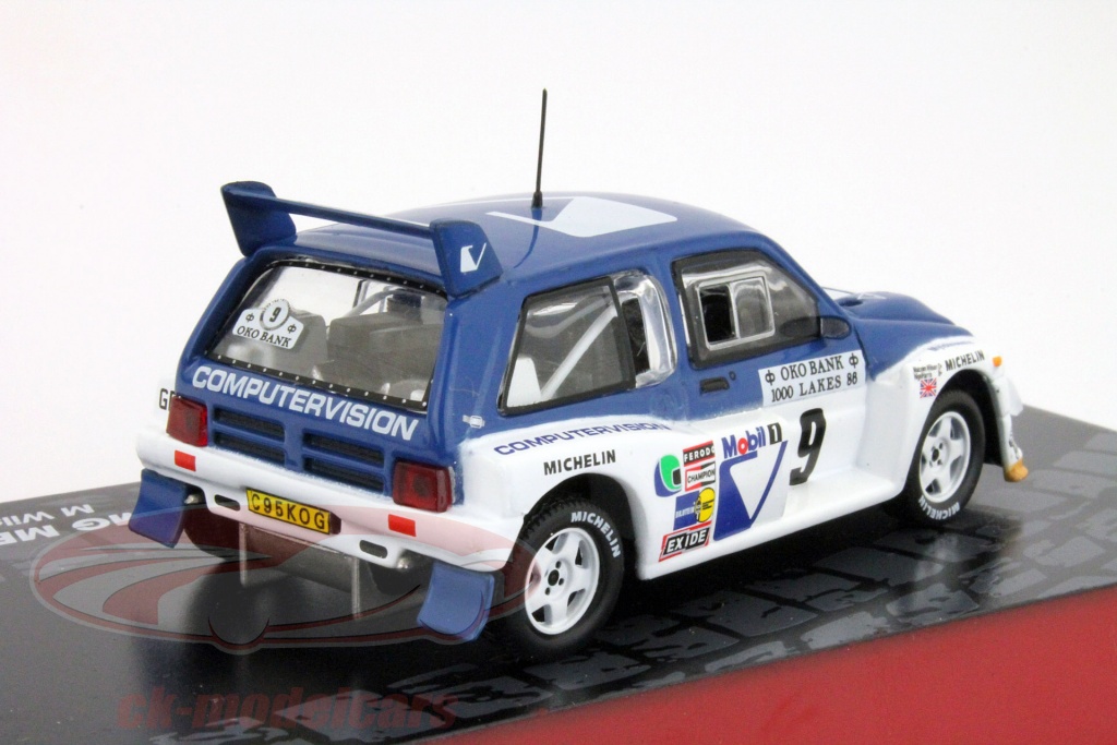 MG Austin Metro Gr.4 Rallye 1986 – Échelle 1/18, IXO Altaya, état Neuf