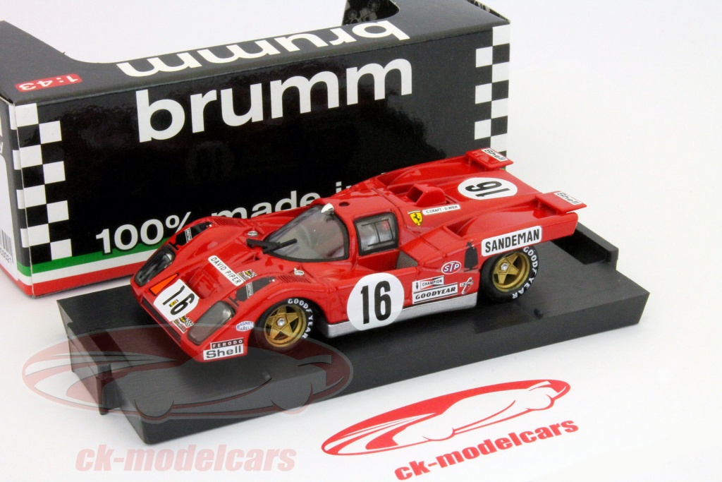 Miniature Ixo Le Mans 1/43 – Ferrari 512M 1971 – Très Bon état (sans Boîte)