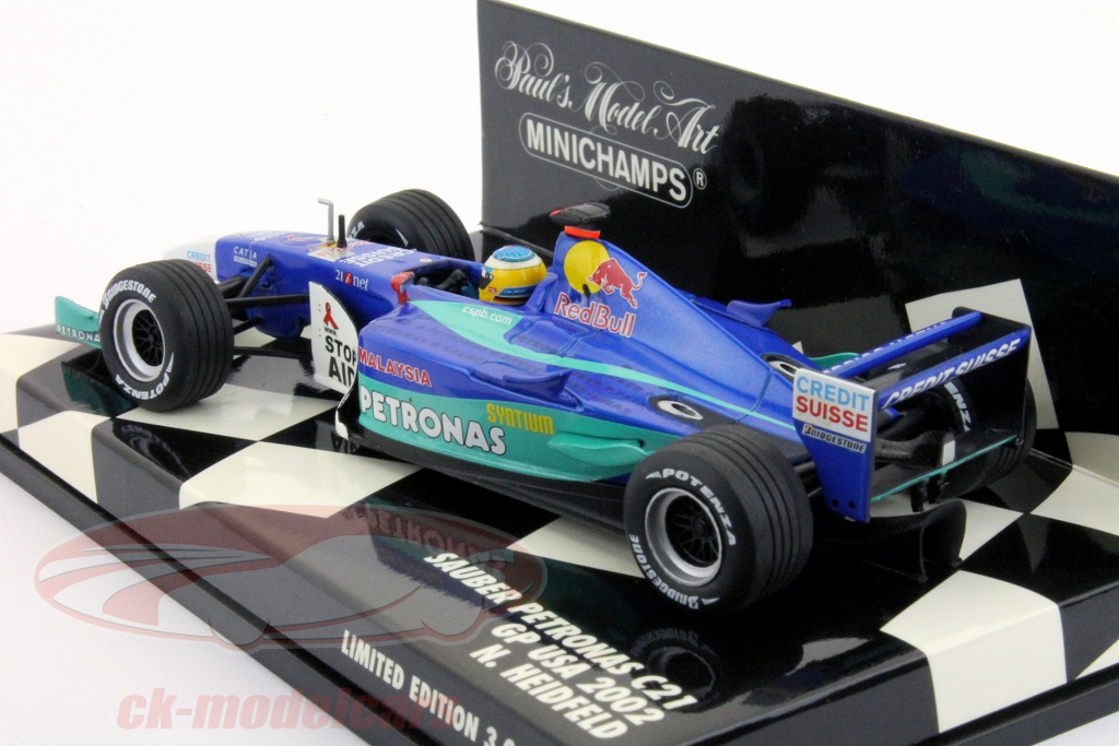 1/18 MINICHAMPS F1 SAP UNITED STATES GP EVENT CAR