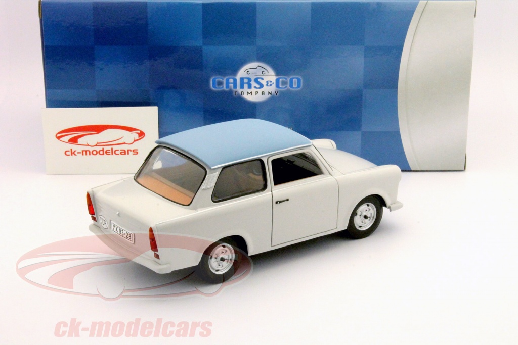 Modèle Réduit 1:18 SUNSTAR Trabant 601 1964 Vert Et Blanc - Neuf - Collection Voiture Miniature