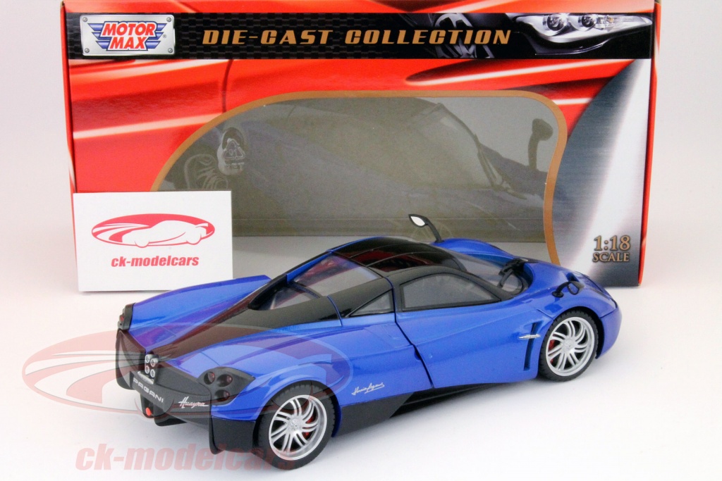 FR] MOTORMAX PAGANI HUAYRA SATIN SERIES MATT BLACK 1:24 - MTM79502 EUR