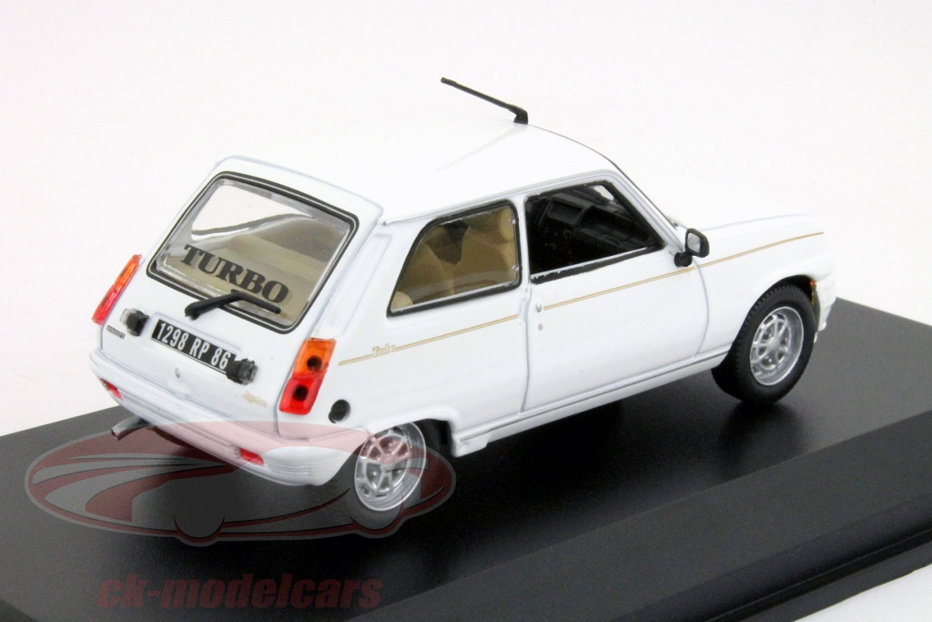 1:43 Renault 5 R5 Lauréat Turbo Blanc 1985 NOREV Diecast