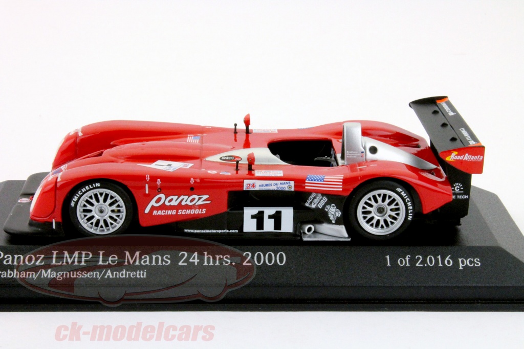 Miniature Voiture Minichamps 1/43 - Panoz LMP 24 Heures Du Mans 2000 - N°5 - Occasion Très Bon état