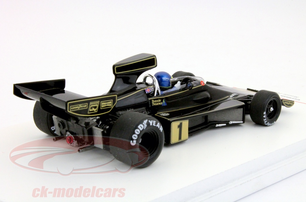 LOTUS 76 GERMAN GP 1974 #1 TSM model TSM124326 + decals JPS R. PETERSON 1/43 EUR 115,00 - FR