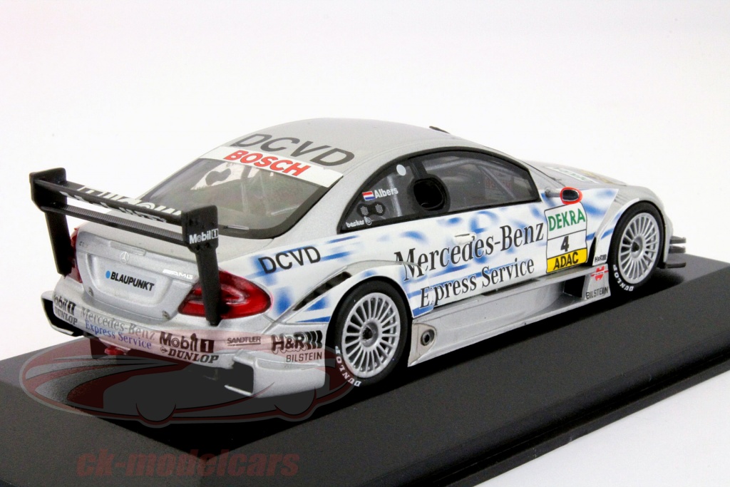 Miniature Minichamps Mercedes CLK Cabriolet 2003 Noir 1/43 - Série Limitée
