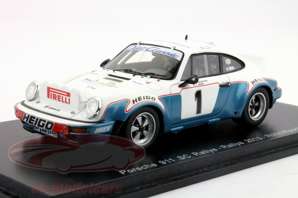 Porsche 911 Carrera 3.0 RS Rallye Hunsrück 1977 - Röhrl/Pitz - Spark 1/43