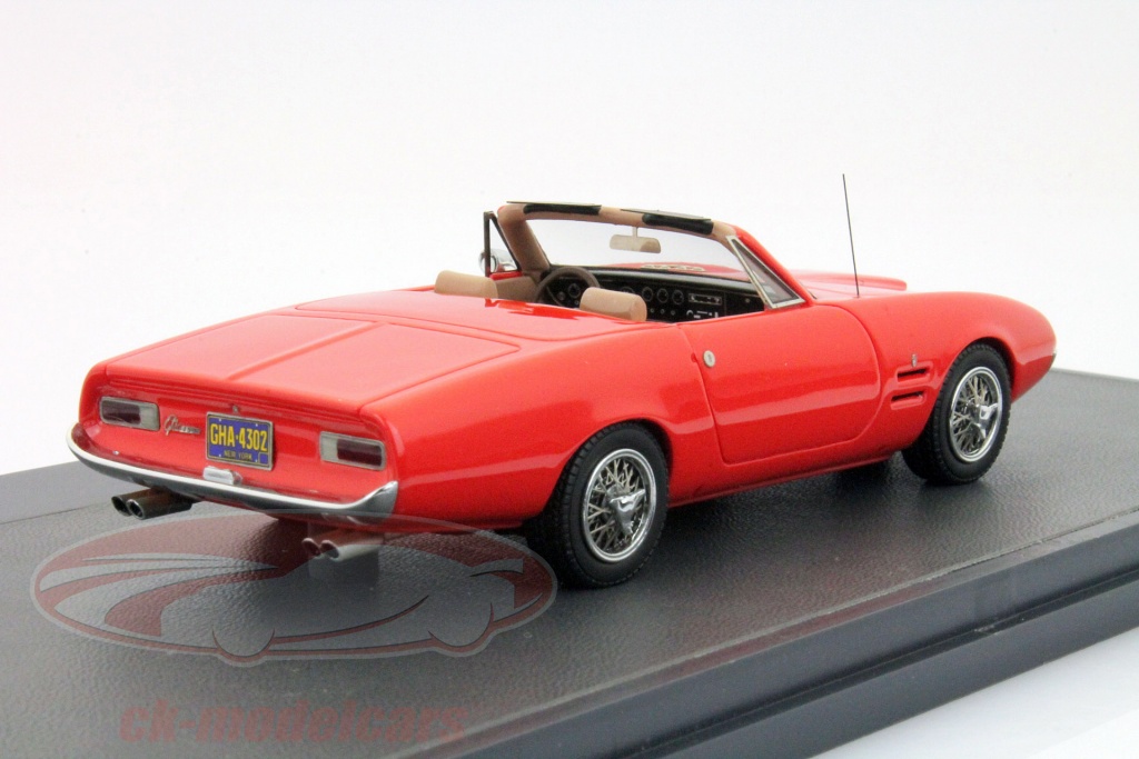 GC1251 MATRIX / GHIA 4750 SS CONVERTIBLE 1966 ROUGE 1/43