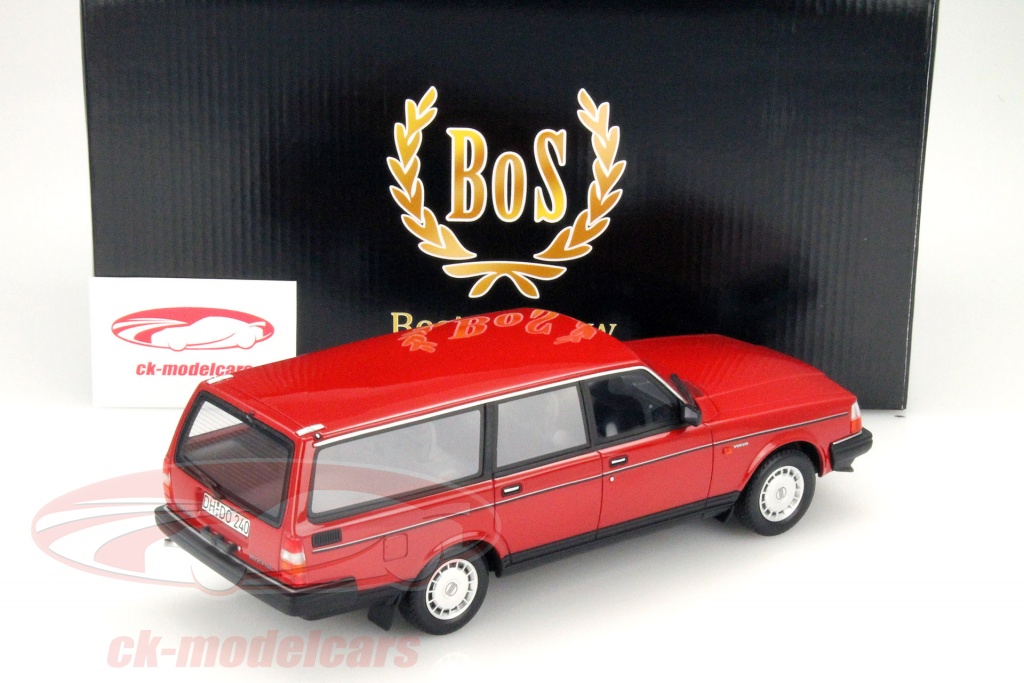 BoS-Models 1:18 Volvo 240 GL station wagon red BOS011 model car BOS011 ...