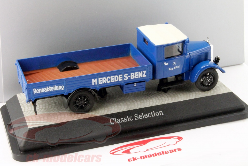 Premium Classixxs 1:43 Mercedes-Benz Lo 2750 Renntransporter blue ...