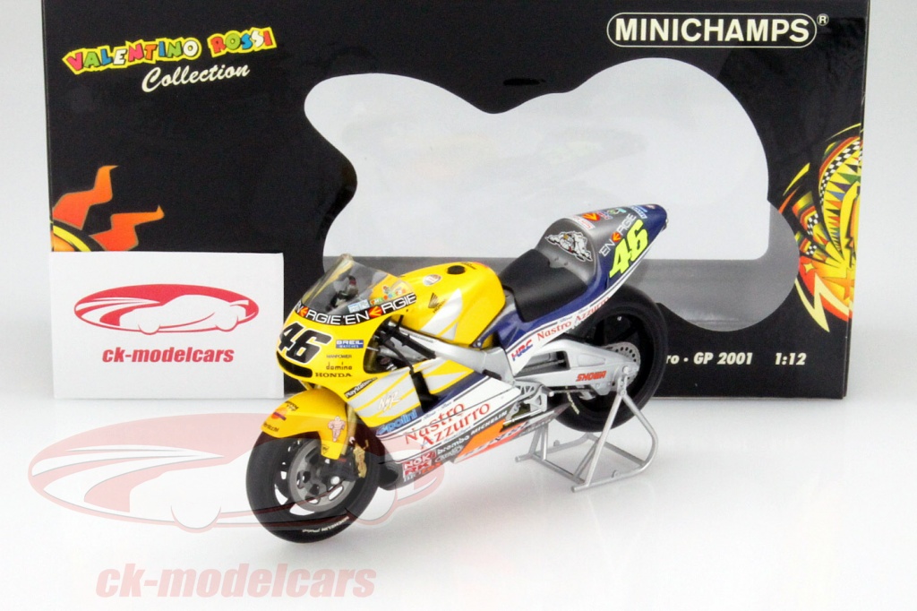 MINICHAMPS 1/12 HONDA RC211V Moto GP 2002 Valentino Rossi