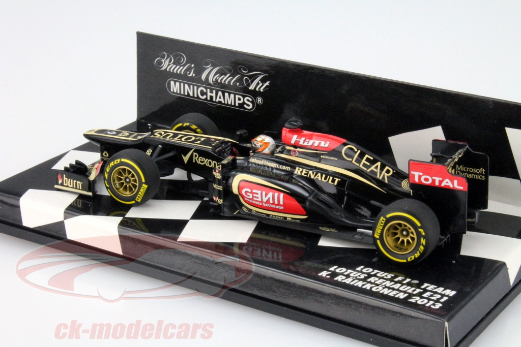 Miniature F1 Kimi Räikkönen Lotus Renault 2012 - Minichamps 1/43, Neuve