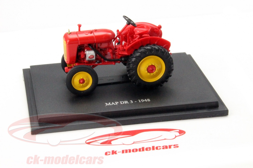 Altaya 1:43 MAP DR 3 Traktor Baujahr 1948 rot G1093097 Modellauto G1093097