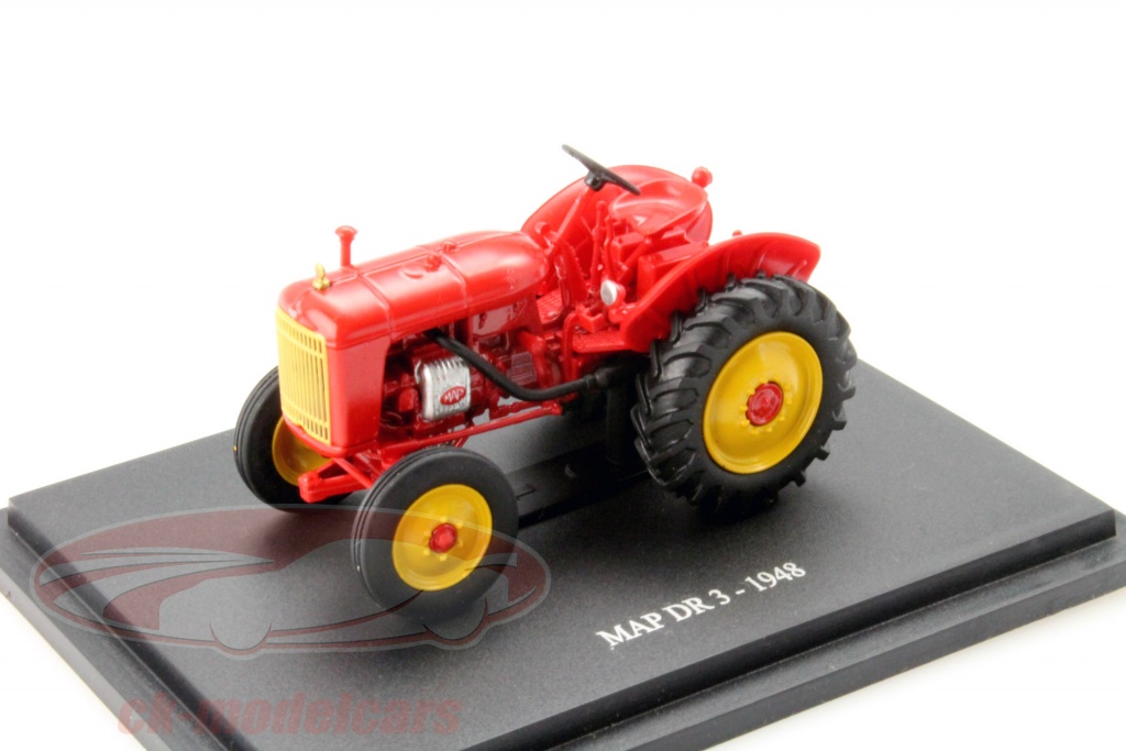 Altaya 1:43 MAP DR 3 Trator Ano 1948 vermelho G1093097 modelo carro ...
