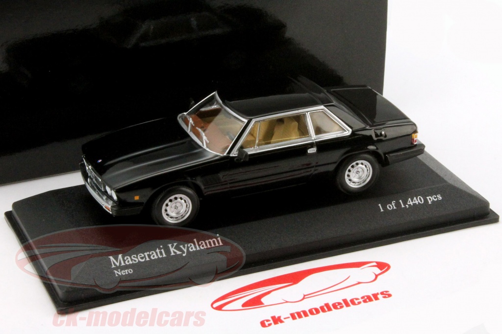 Minichamps 1982 Maserati Kyalami Schwarz 1/43 Limited Edition