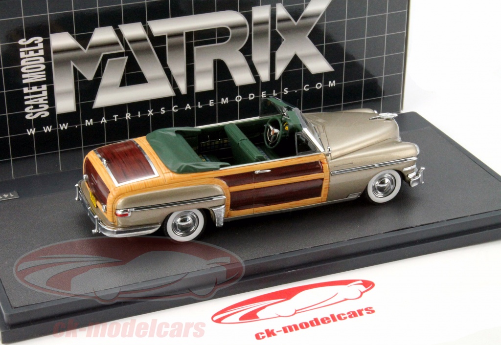 Chrysler Town & Country 1947 dark red (Vitesse) 1:43