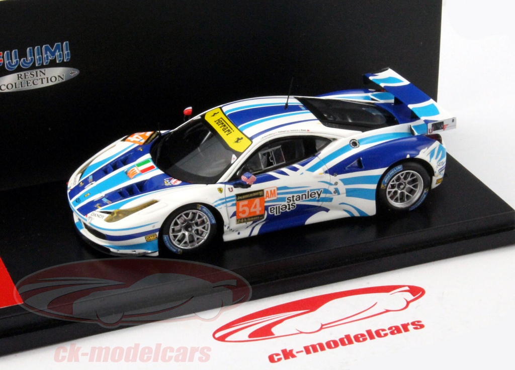 FUJIMI Ferrari 458 Italia GT2 AF CORSE #51 6th 24 Heures du Mans 2013 1/43
