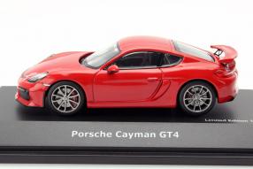 model car Porsche Cayman GT4 scale 1:43