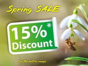 spring sale discount