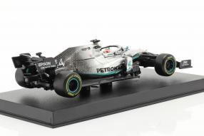diecast miniatures Lewis Hamilton Mercedes-AMG F1 W10 1:43 Bburago