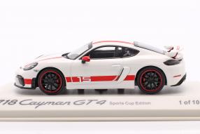 diecast miniatures Porsche 718 Cayman GT4 Sports Edition 2019 1:43