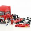 Big boy: Ferrari racing transporter from Brumm